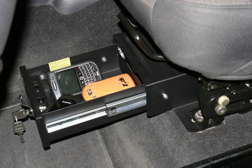 Tuffy Underseat Drawer Flip Seat with Keyed Lock for Jeep Wrangler