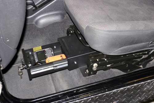 Tuffy Underseat Drawer Flip Seat with Keyed Lock for Jeep Wrangler