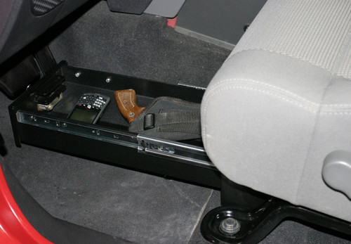 Tuffy Underseat Drawer Driver with Keyed Lock for Jeep Wrangler