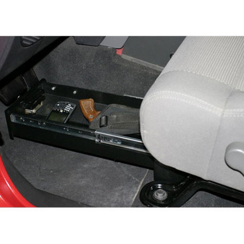 Tuffy Underseat Drawer Driver with Keyed Lock for Jeep Wrangler
