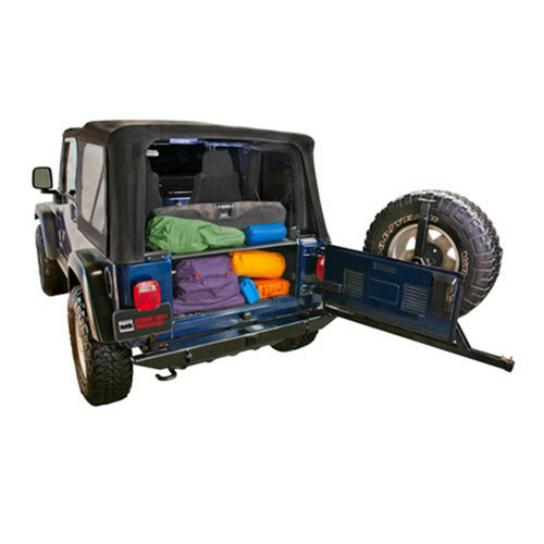 Tuffy Tailgate Security Enclosure Black for Jeep Wrangler TJ (1997-2006)