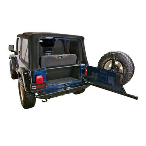 Tuffy Tailgate Security Enclosure Black for Jeep Wrangler TJ (1997-2006)
