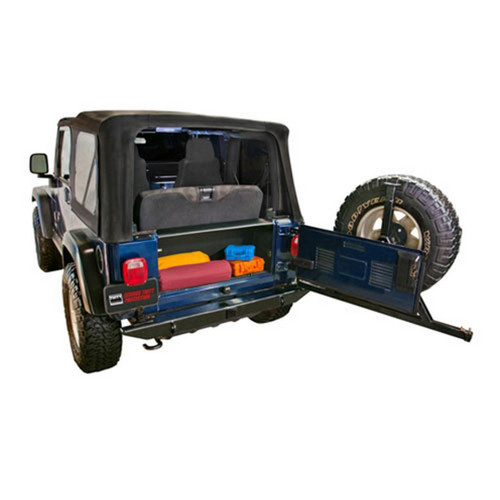 Tuffy Tailgate Security Enclosure Black for Jeep Wrangler TJ (1997-2006)
