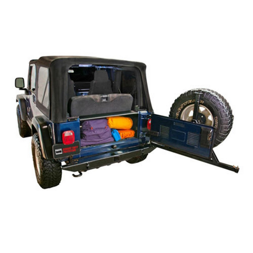 Tuffy Tailgate Security Enclosure Black for Jeep Wrangler TJ (1997-2006)