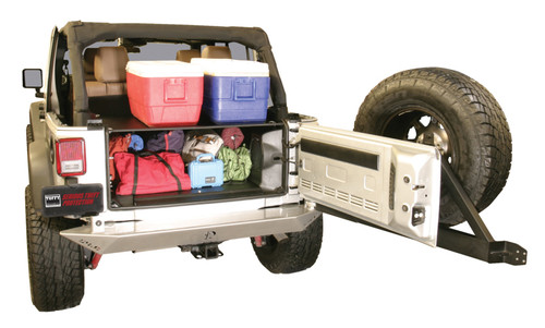 Tuffy Unlimited Tailgate Enclosure Black for Jeep Wrangler JK (2011+)