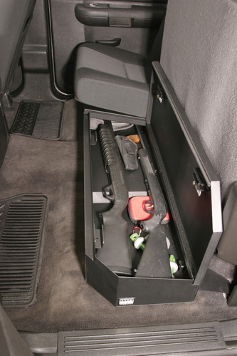 Tuffy Underseat Lockbox Full Length with Keyed Lock for Silverado & Sierra