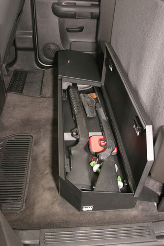 Tuffy Underseat Lockbox Full Length with Keyed Lock for Silverado & Sierra