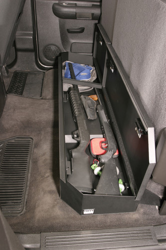 Tuffy Underseat Lockbox Full Length with Keyed Lock for Silverado & Sierra