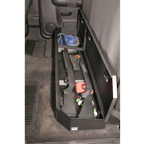 Tuffy Underseat Lockbox Full Length with Keyed Lock for Silverado & Sierra
