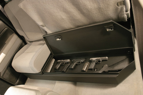 Tuffy Underseat Lockbox with Keyed Lock for Toyota Tundra Double Cab (2007-2021)