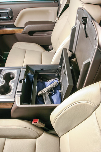 Tuffy Console Safe with Keyed Lock for Chevrolet Silverado