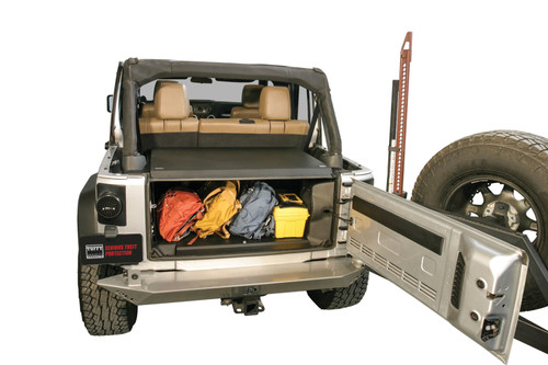 Tuffy Deluxe Security Deck Enclosure Black for Jeep Wrangler JK (2011+)
