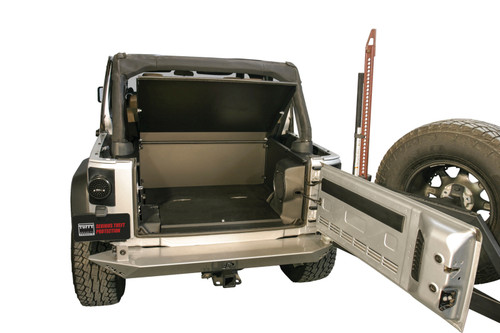 Tuffy Deluxe Security Deck Enclosure Black for Jeep Wrangler JK (2011+)