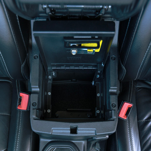 Tuffy Console Safe with Keyed Lock for Jeep Wrangler & Gladiator