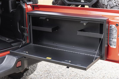 Tuffy Tailgate Lockbox with Keyed Lock for Jeep Wrangler