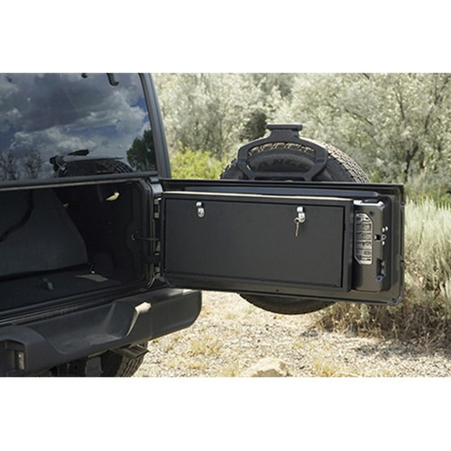 Tuffy Tailgate Lockbox with Keyed Lock for Jeep Wrangler