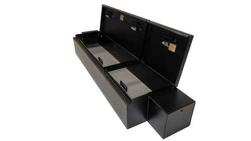 Tuffy Underseat Lockbox with Key Lock for Ram Trucks Crew Cab