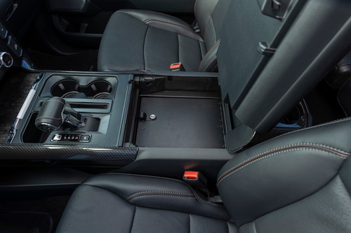 Tuffy Console Safe with Combo Lock for Ford F150 with Flow-Through Console