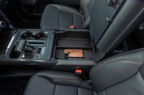 Tuffy Console Safe with Combo Lock for Ford F150 with Flow-Through Console