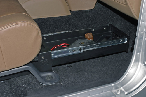 Tuffy Underseat Drawer Passenger with Keyed Lock for Jeep Wrangler JK
