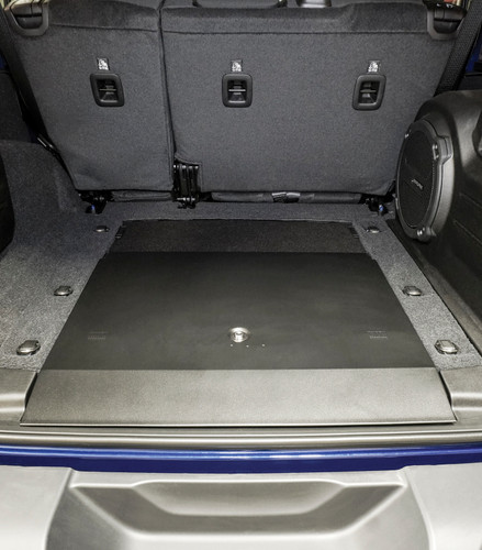 Tuffy Cubby Cover with Combo Lock for Jeep Wrangler 4-Door (2019+)