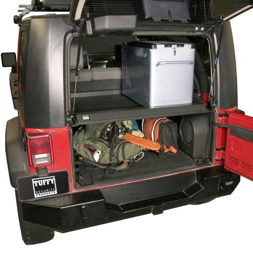 Tuffy Security Deck Enclosure Black for Jeep Wrangler JK