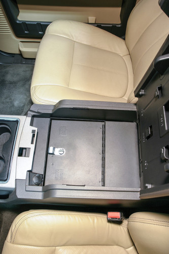 Tuffy Console Safe with Keyed Lock for Ford F250 & F350 Super Duty