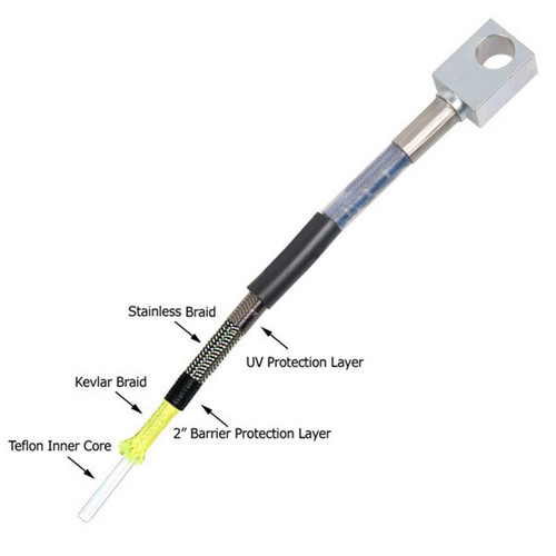 Synergy Extended DOT Approved Brake Line Kit for Jeep Wrangler JK/JKU