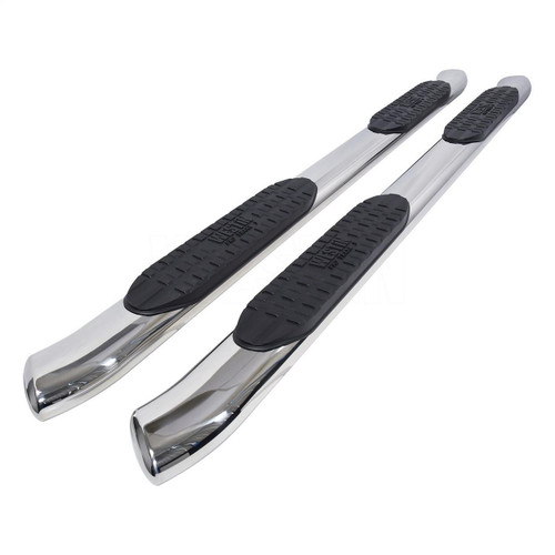 Westin PRO TRAXX 5 Oval Nerf Step Bars for Toyota Tacoma Double Cab 05-17 - SS