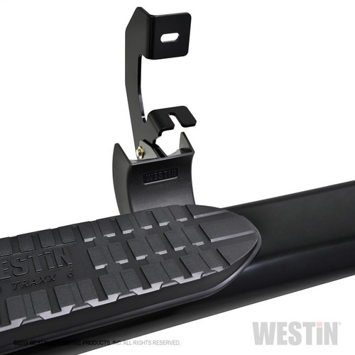 Westin PRO TRAXX 6 Oval Nerf Step Bars for Chevrolet Silverado Crew Cab 19-21 - Black