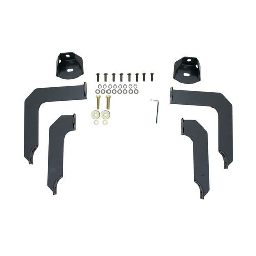 Westin Platinum 4 Oval WTW Nerf Step Bars for Chevy Silverado 1500 Dbl Cab 6.5ft 14-18 - Black
