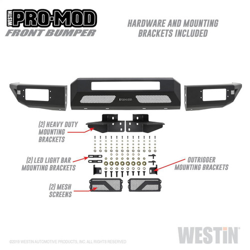 Westin Pro-Mod Front Bumper for Chevrolet Colorado 15-20