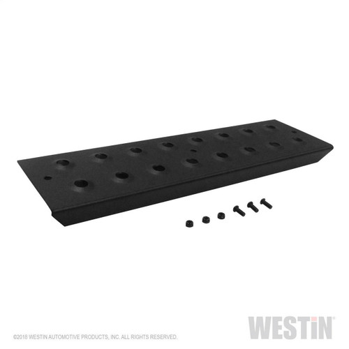 Westin Replacement Service Kit w/ 15.5in Die Stamped Step Pad - Black