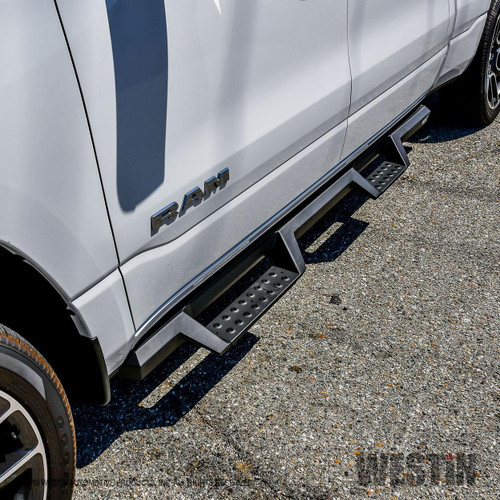 Westin/HDX Drop Nerf Step Bars for Ram 1500 Crew Cab 2019 - Textured Black