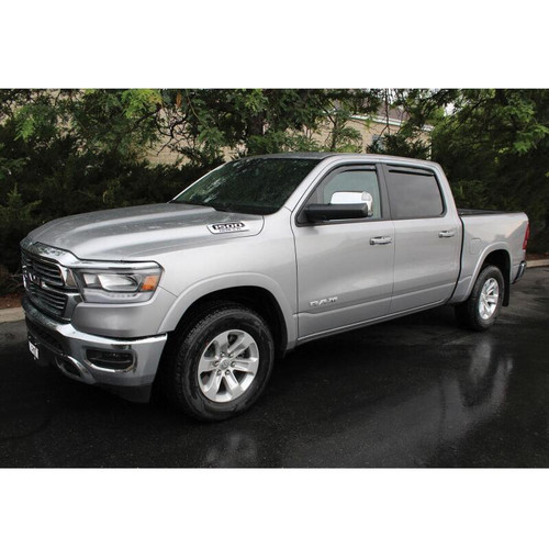 Westin In Channel Wind Deflector 4pc for Ram 1500 Crew Cab (Excl. Classic) 19-22 - Smoke