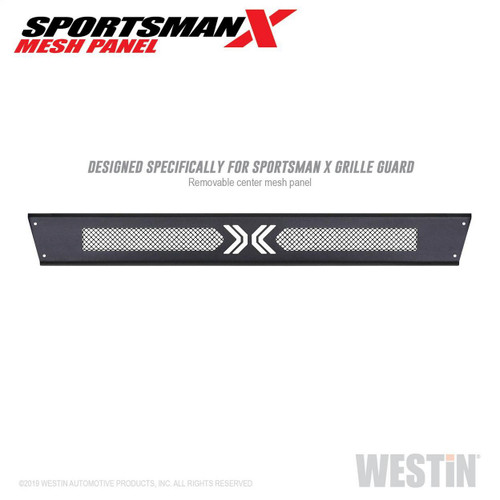 Westin Sportsman X Mesh Panel for Ford F-150/Toyota Tundra 15-20 - Tex. Blk