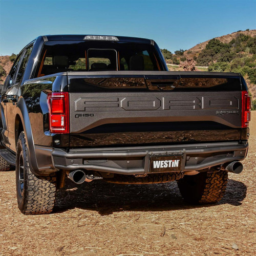 Westin Outlaw Rear Bumper for Ford F-150 Raptor 17-20 - Textured Black