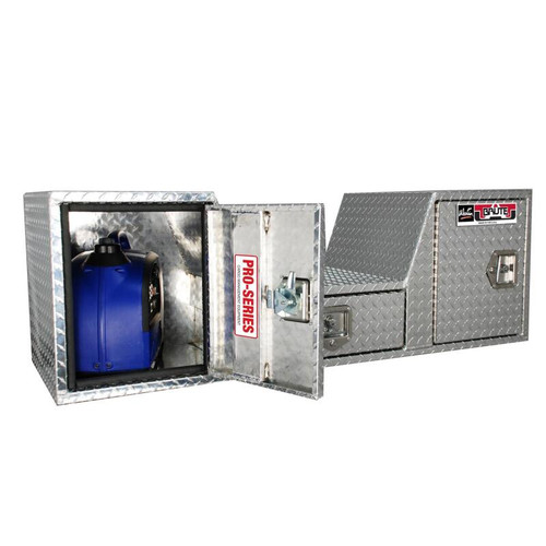 Westin/Brute V Shape Goose Neck 5th Wheel 57in Tailgate Box - Aluminum