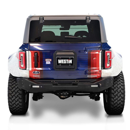 Westin Spare Tire Delete Plate for Ford Bronco (Excl. Sport) 21-25 - Tex. Blk