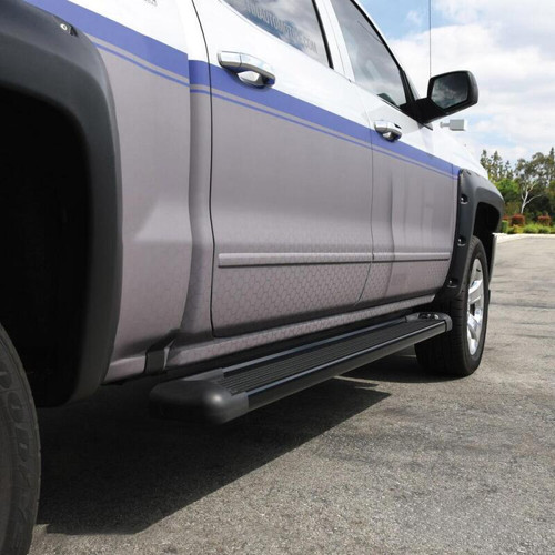 Westin SG6 LED Aluminum Running Boards 85.5in - Black