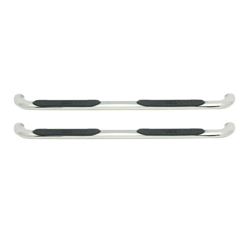 Westin Platinum 4 Oval Nerf Step Bars for Chevy Silverado 1500 Dbl Cab 14-18 - SS