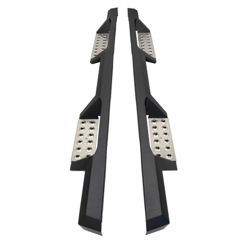 Westin HDX Stainless Drop Nerf Step Bars for Toyota Tacoma Double Cab 2024 - Tex. Blk