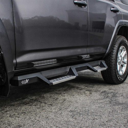 Westin HDX Stainless Drop Nerf Step Bars for Toyota 4Runner Trail (Excl. Ltd) 10-17 - Tex. Blk