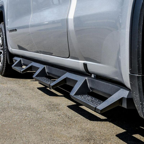 Westin HDX Drop W2W Nerf Step Bars for GM 1500 DC 6.5ft (Excl. LD/Limited) 19-20 - Tex. Blk