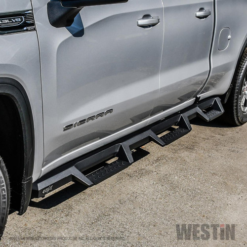 Westin HDX Drop W2W Nerf Step Bars for GM 1500 DC 6.5ft (Excl. LD/Limited) 19-20 - Tex. Blk