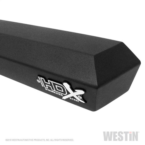 Westin HDX Stainless Drop Nerf Step Bars for Toyota Tacoma Double Cab 05-20 - Tex. Blk
