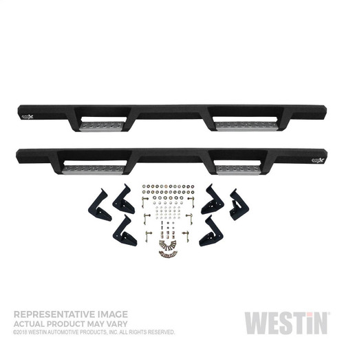 Westin HDX Stainless Drop Nerf Step Bars for Ford F-150 Supercrew 09-14 - Tex. Blk