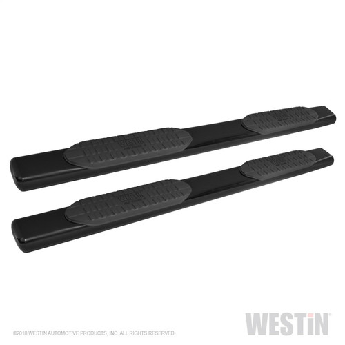 Westin PRO TRAXX 6 Oval Nerf Step Bars for Ford F-150 SuperCab 15-18 - Black