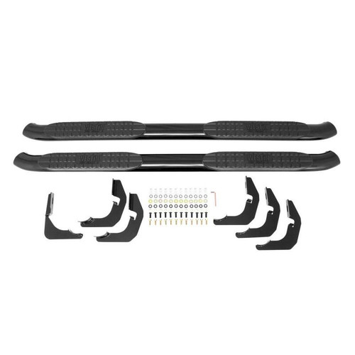 Westin PRO TRAXX 4 Oval Nerf Step Bars for Toyota Tundra Double Cab 07-18 - Black