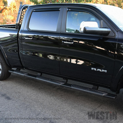 Westin R5 M-Series W2W Nerf Step Bars for Ram 1500 Crew Cab 19-21 - Black